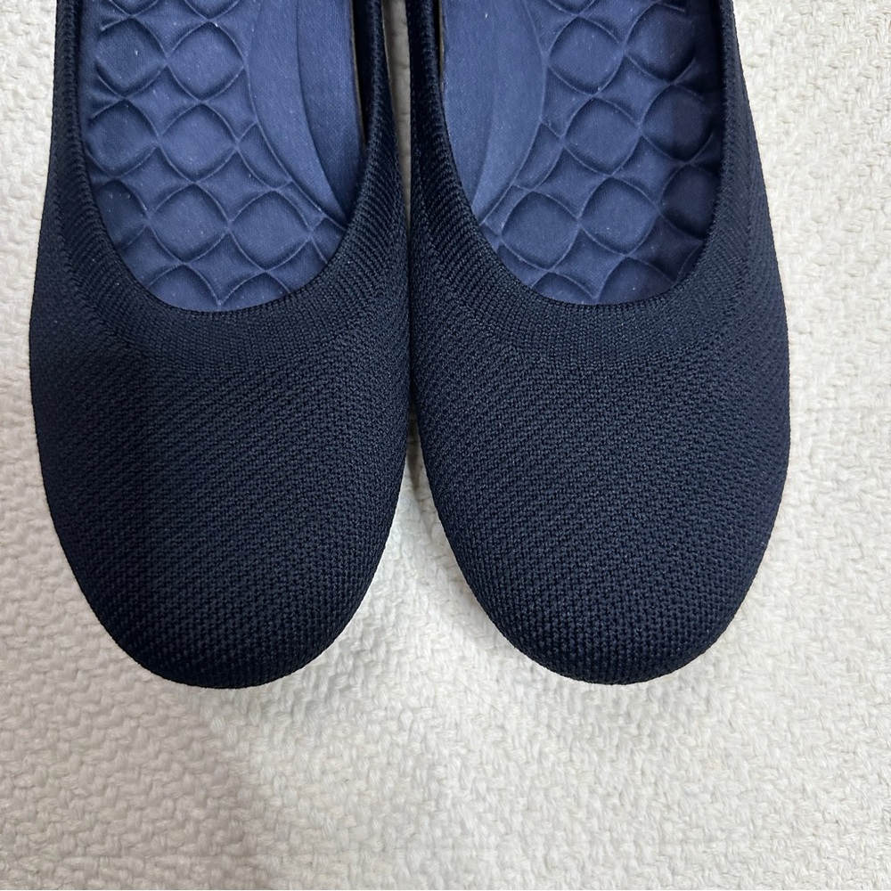 VIVAIA navy blue knit ballet flats SIZE 42 - Picture 2 of 5